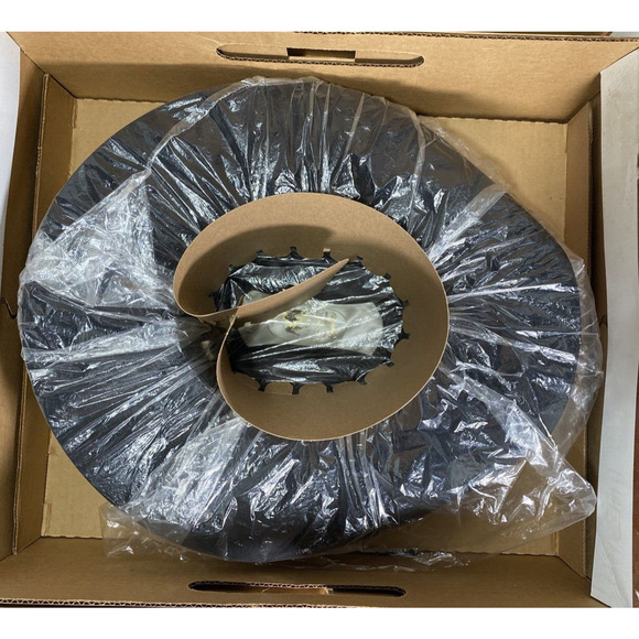 Western Black RESISTOL Beaver 4XXXX Self Conforming Cowboy Hat 7 With Box - Picture 10 of 12